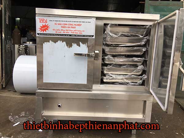 Tủ nấu cơm công nghiệp - Giải pháp phục vụ hàng trăm suất ăn