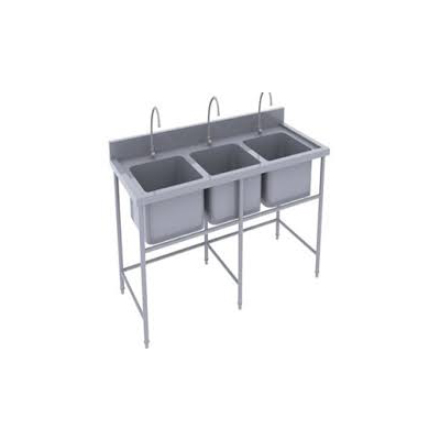 Bàn chậu 3 hố chậu